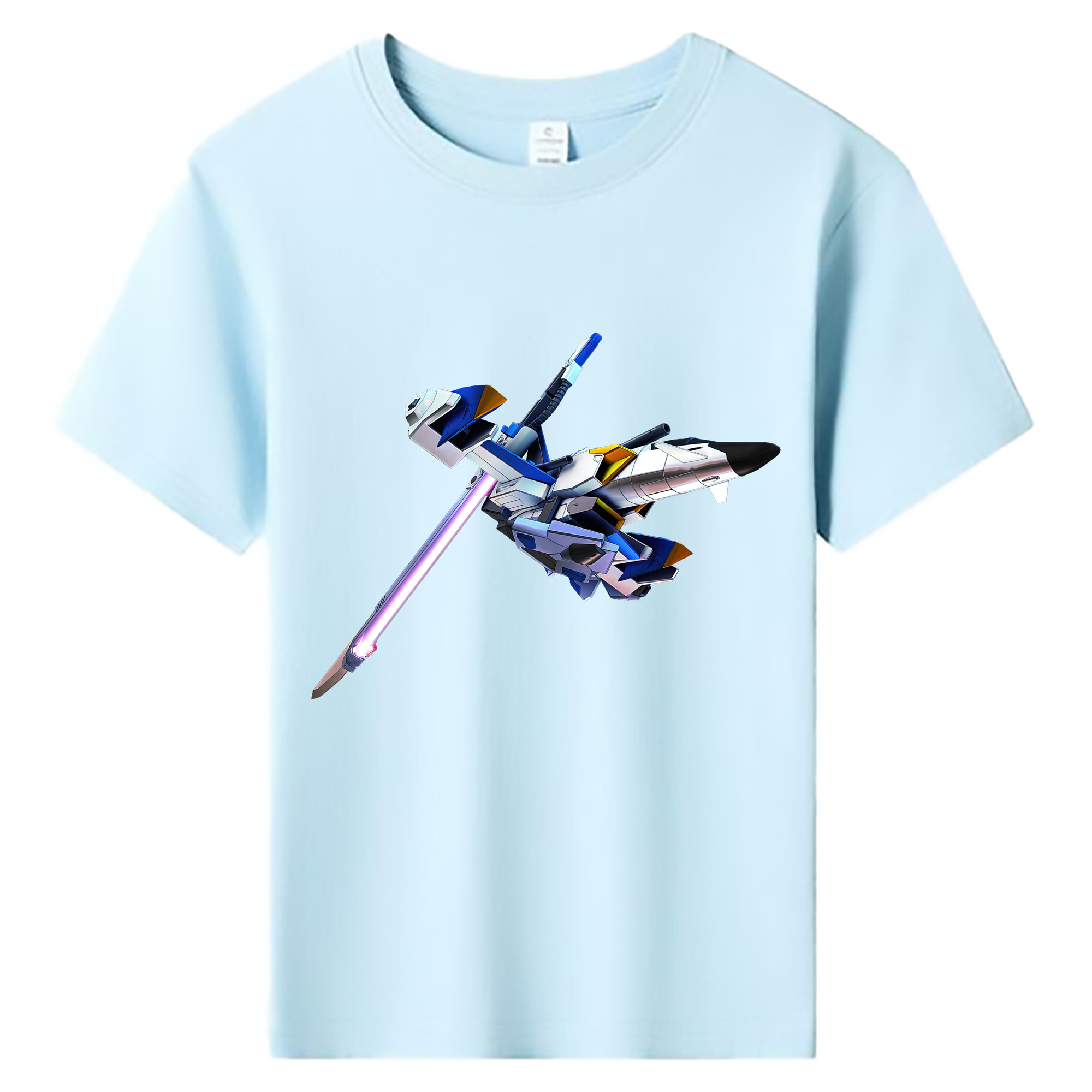 （画像用） 機動戦士ガンダム Mobile Suit Gundam 綿100％キッズTシャツ（フロントプリント）